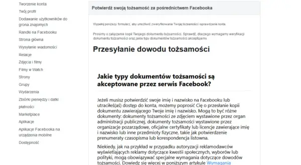 Jak odzyskać stare konto na Facebooku i uniknąć utraty danych?