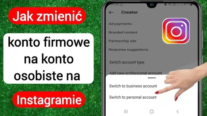 Jak przelaczyc sie na konto osobiste Instagram i uniknąć utraty danych